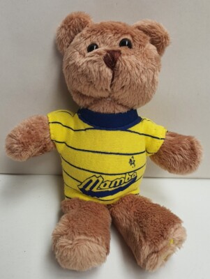 Vintage Cancer Council Daffodil Day Dougal Bear Wearing Yellow Mambo Shirt 20cm
