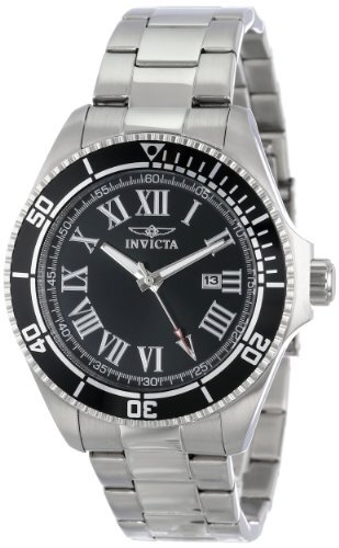 Мужские часы Invicta Pro Diver с черным циферблатом из нержавеющей стали 14998