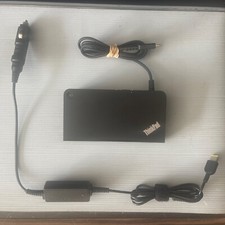 Lenovo ThinkPad OneLink Dock DU9047S1 W/ Cables Black 