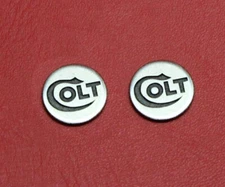 Colt 1/2" Grip Medallions 1 pair