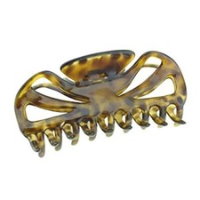 Parcelona French Glossy Belle Large Celluloid Hair Claw for Women