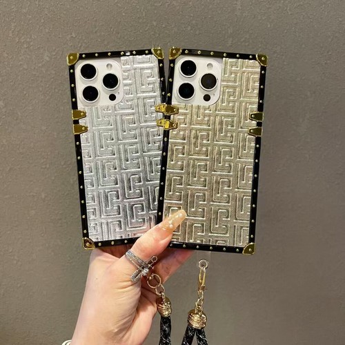 Luxury Bling Silver Gold Cover Case For 11 12 13 14 15 16 Pro Max XR XS 7 8 16E - Picture 10 of 20