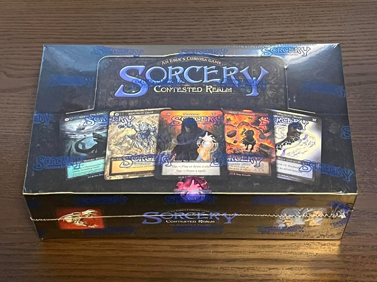 Sorcery Contested Realm BETA Edition Booster , Factory Sealed Box 