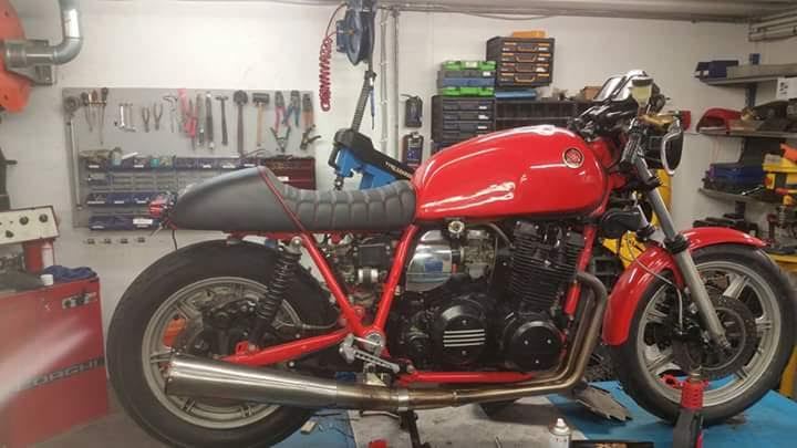 1978-1979 Yamaha XS1100 SX 11 Eleven Standard cafe racer seat 26.5