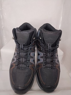 Men's 9.5 Hiking Boot Ozark Trails Dual Density Sole Leather  Lightweight Nwot