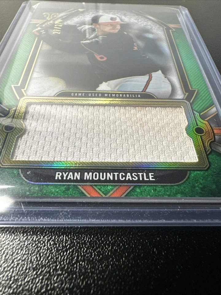 2024 Topps Triple Threads RYAN MOUNTCASTLE Game-Used Jumbo Relic /27 Orioles - Image 3 of 4