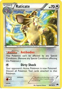 Raticate 88/122 XY Breakpoint RARE MINT! Pokémon