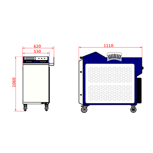 Laser Cleaner 3000W Laser Cleaning Machine For Wood Oil Paint Rust MCWlaser - Picture 2 of 14