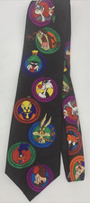 VTG 1996 Warner Bros Looney Tunes MANIA Necktie Tie Looney Tunes Characters