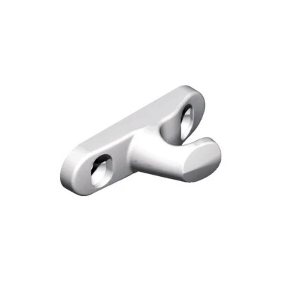 Gâche à retour en aluminium pour levier Diez gris aluminium 9006 -LA CROISÉE DS - Photo 1/2