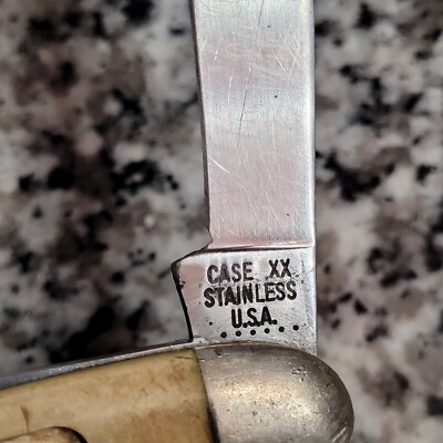 さっきー VINTAGE 1974 CASE XX WHITE FISHING KNIFE #32095 SS SIX DOT | eBay