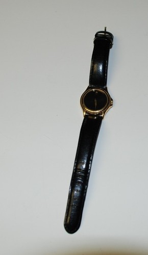 Black Leather Band QUARTZ Watch 87-E4 