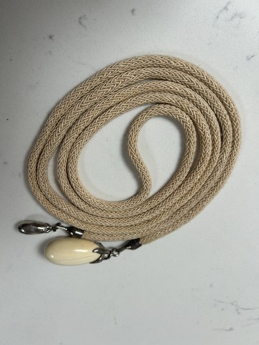 Clifton Nicholson “Gourd” Sterling Lariat Necklace — 1978