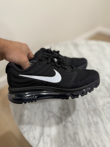 NEW! Nike Air Max 2017 Men's Size 6 Women's Size 7.5 Black White 849559-001 - Picture 3 of 5