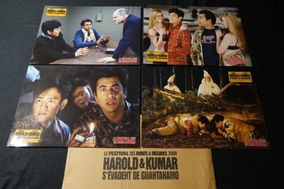 HAROLD UND KUMAR John Cho Kal Penn Spiel Fotos Kino Lobby Cards
