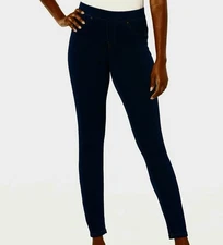 Utopia By HUE Ultimate Stretch Denim Legging - Black 