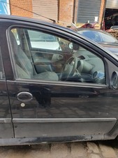 PEUGEOT 107/CITROEN C1 MK1 2005-14 FRONT DRIVER SIDE DOOR BLACK (BARE)