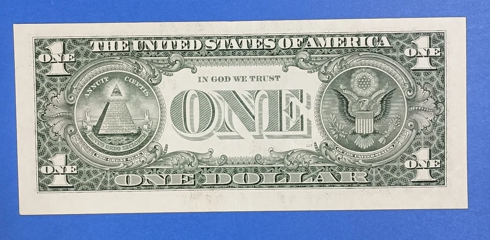 E68188186B $1 RADAR Fancy Serial Number One Dollar Bill 2003A Note - Image 3 of 3