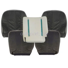 Fits Dodge Ram 03-05 Driver & Passenger Bottom & Top Seat Cover & Foam Cushion