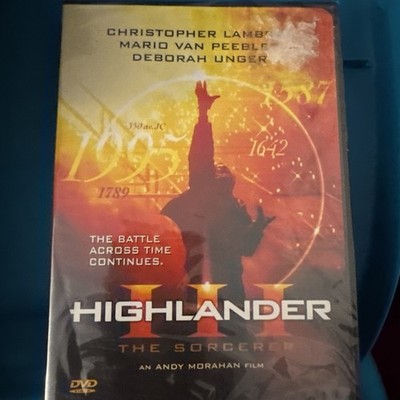Highlander 3: The Sorceror (DVD, 2008) Brand New Factory Sealed