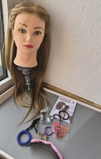 1 Übungskopf, Frisierkopf, Schminkkopf, Schaufensterpuppenkopf mit Zubehör, NEU