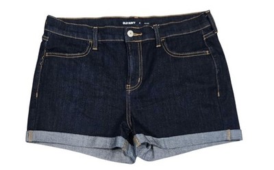 Old Navy Dark Blue Denim Cut Off Cuff Shorts Summer Women's Size 6 
