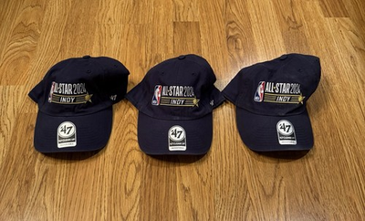 #ad #x27;47 Brand NBA All Star 2024 Indy Hat Navy Blue Clean Up Adjustable Strapback $15.30