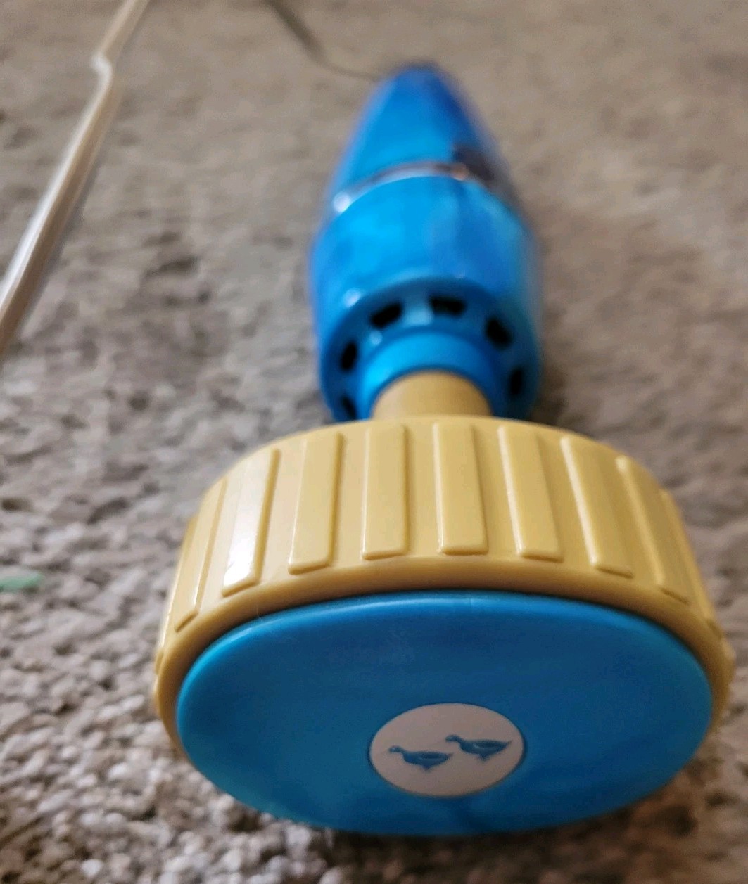 Vintage Dubl Duck Vibrating Massager Wand 2 Speed VB-7 Pearlescent Blue