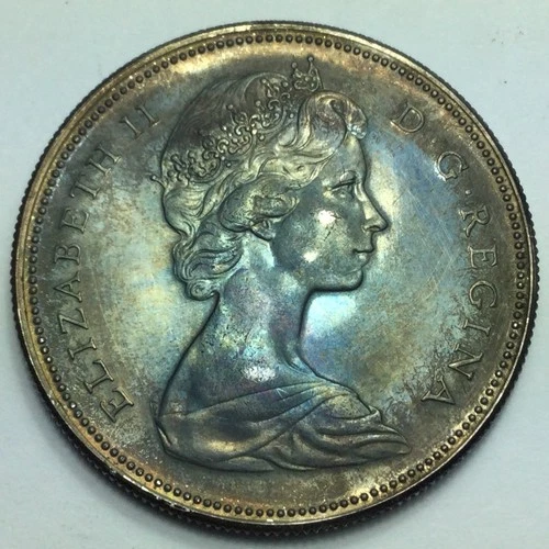 1967 Canada Silver Dollar - Duty Free - See description