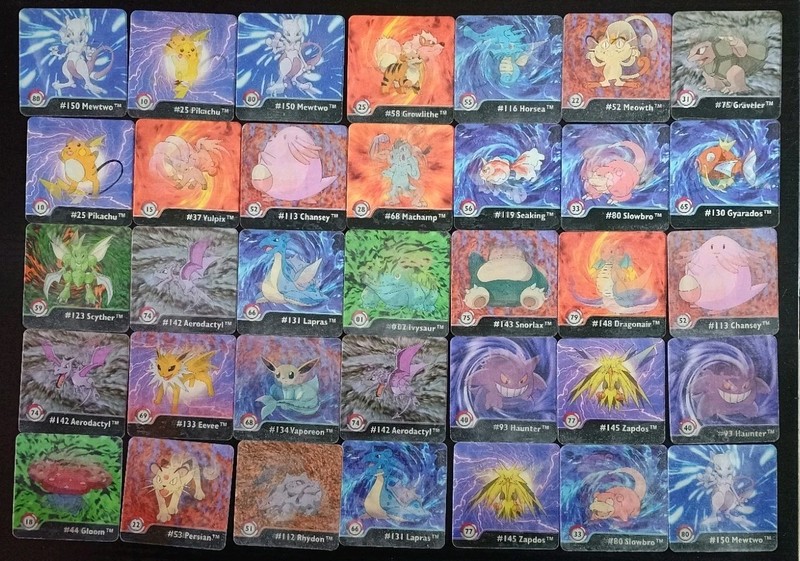 35 Pokemon Action Flipz Cards