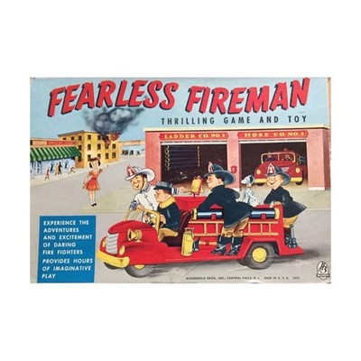 FEARLESS FIREMAN GAME PARTS , COMPLETE YOUR GAME!
