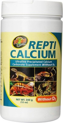 Zoo Med Repti Calcium without D3 Reptile Supplement, 12 oz
