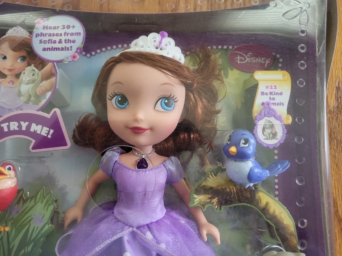 New Mattel Sofia the First - Talking Sofia and Animal Friends