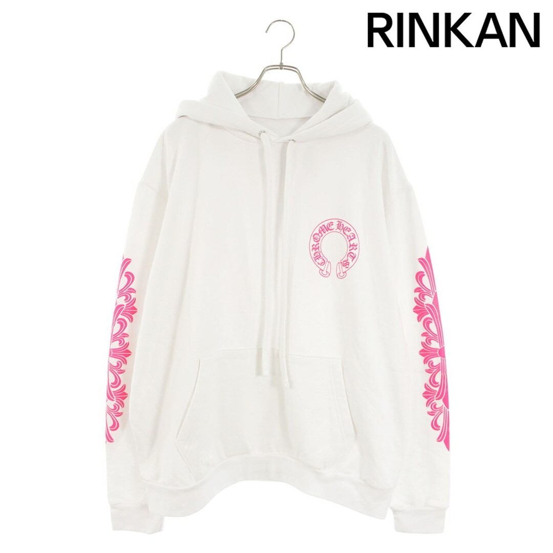 Chrome Hearts SWTSHRT PLVR Back Horseshoe Sleeve Floral Print Pullover Used 54cb