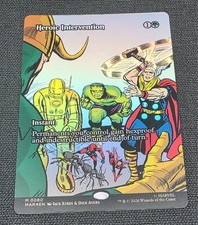Magic Gathering MTG: Marvel Eternal Heroic Intervention Borderless FOIL #0080