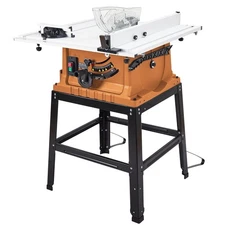 Table Saw 10 in 15 Amp 5000 RPM Portable Benchtop Saw with Stand Tabletop Saw