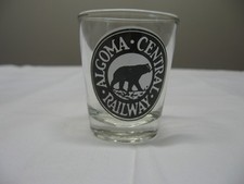 Algoma Central Railway Souvenir Shot Glass Bear