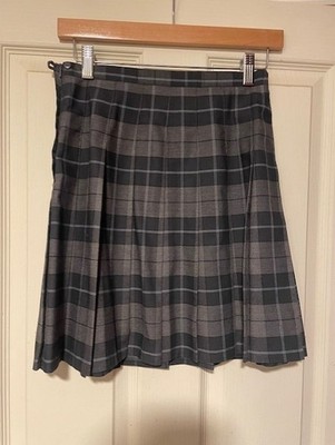 Trutex Senior Stitch Down Pleat Castle Tartan Rock Schulrock W20  L18 