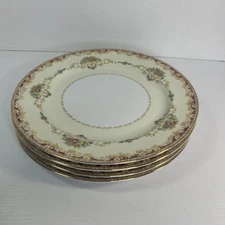 Noritake Tuscana 10" Dinner Plates Vintage Occupied Japan Set of 4 1948-1952