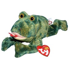 Ty Beanie Baby Croaks - MWMT (Frog)