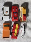 Vintage Lot of 6 Matchbox Superfast Diecast Cars England Fire Chief Transporter