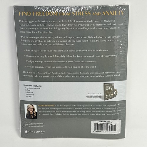Rhythms of Renewal Book & DVD Guides: Trading Stress and Anxiety for Peace New - Imagen 2 de 2