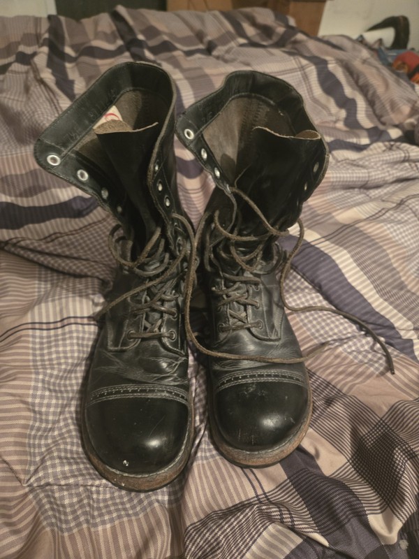 Corcoran Black Leather Boots 7.5E