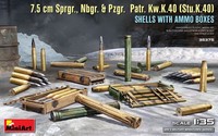 Miniart 35375 - 1:35 7.5 Cm Sprgr., Nbgr. & Pzgr. Patr. Kw.K.40 (Stu.K.40)Shells