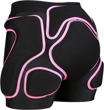 3D Protection Padded Shorts, Hip Butt Tailbone Crash Pad Pants Skating Snowboard