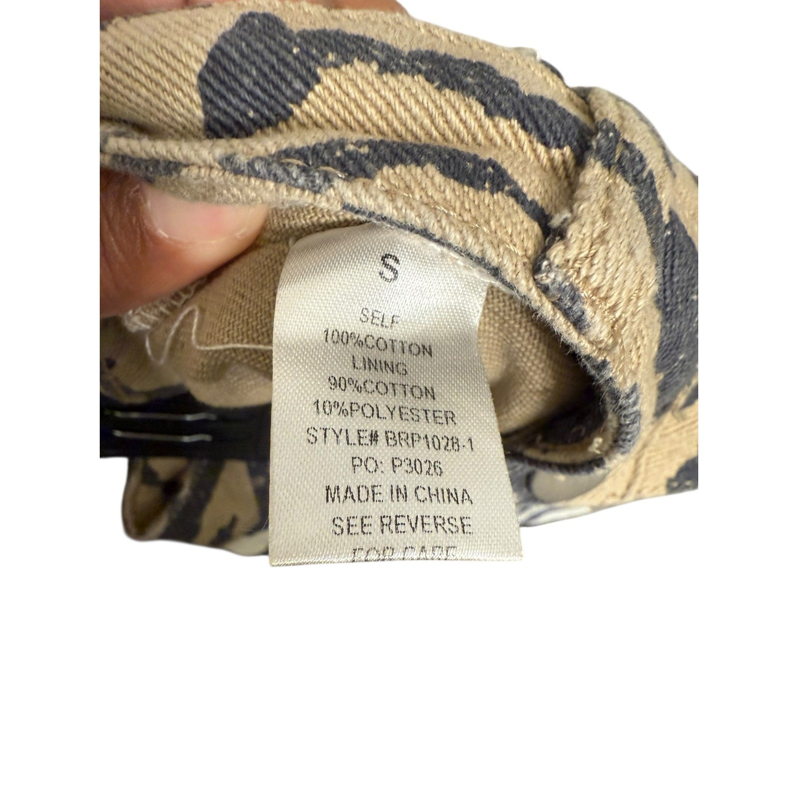 Bailey Rose Reverse Tiger Print Flared Jeans in a… - image 4