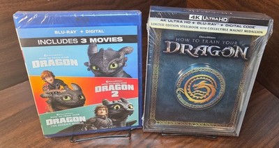 How to Train Your Dragon Trilogy (Blu-ray) Live Action Movie 4K