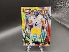 2024 Panini Select - Club Level Patrick Queen #286 Red & Yellow Shock Prizm