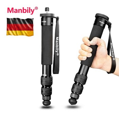Manbily A-888 Kamera Einbeinstativ, Länge 32cm - 156cm Aluminium Einbeinstative