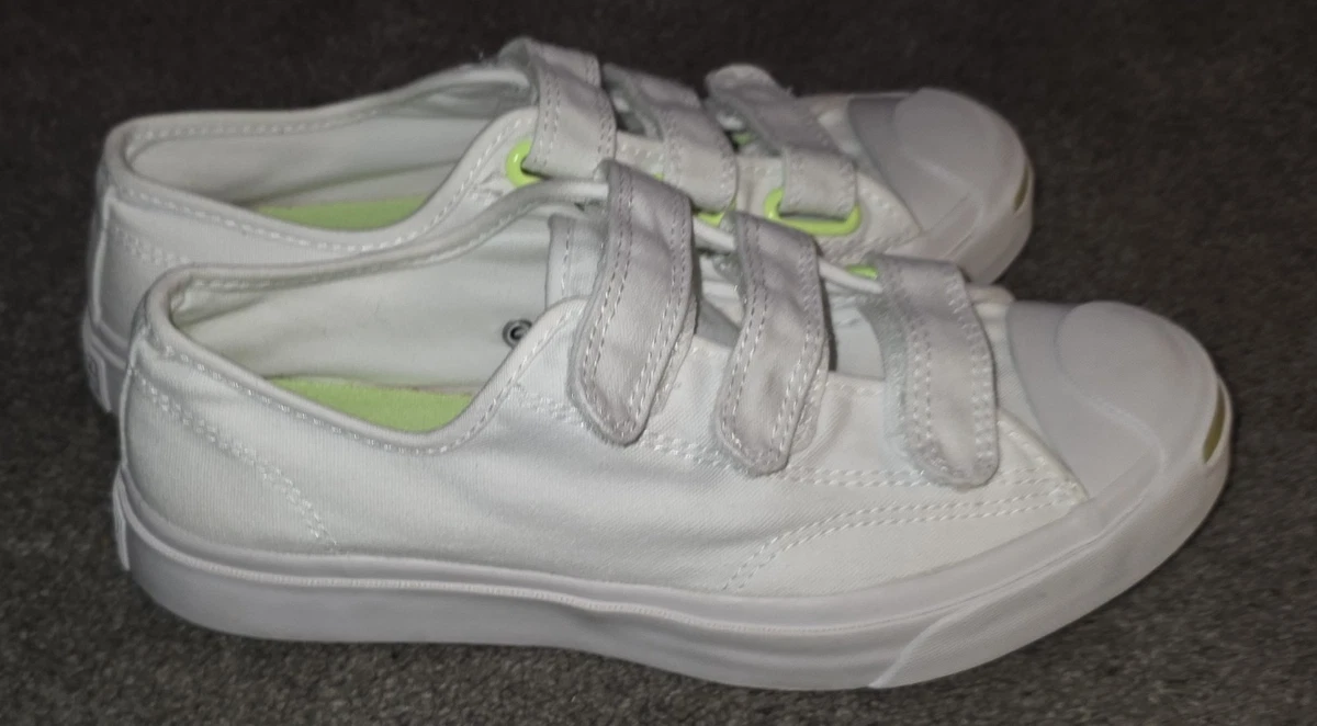 Converse Jack Purcell Low Easy-On White Ghost Green Herren 6,5 / Wo’s 8